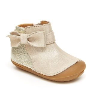 NWT Stride Rite Genevieve Champagne Toddler boots
